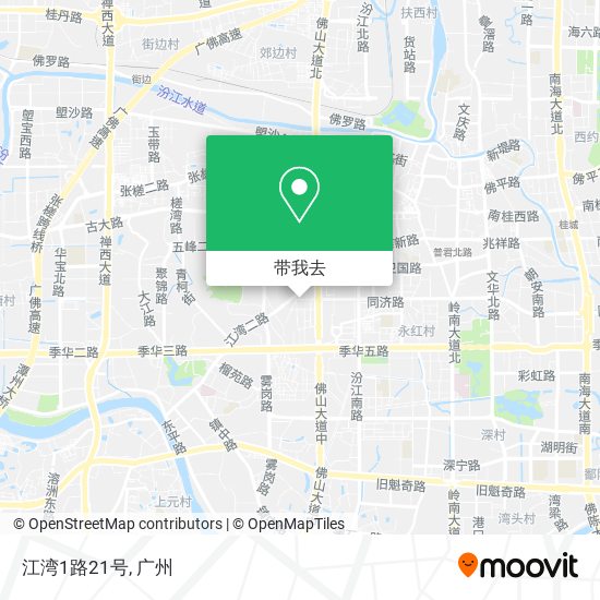江湾1路21号地图