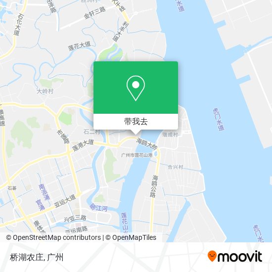 桥湖农庄地图