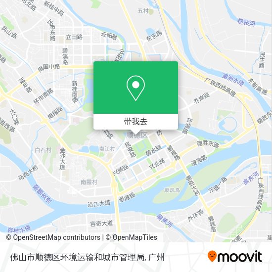 佛山市顺德区环境运输和城市管理局地图