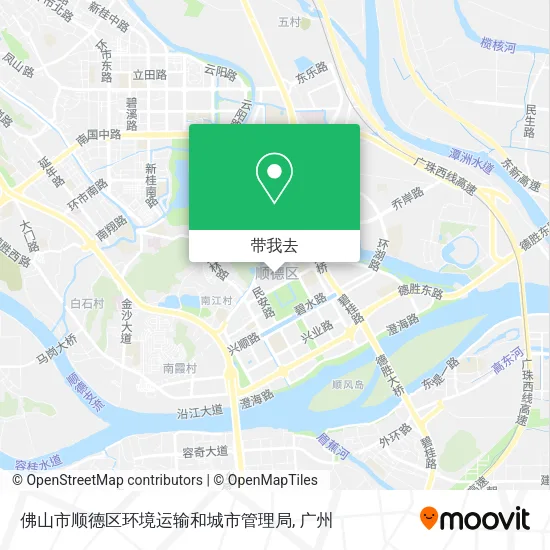佛山市顺德区环境运输和城市管理局地图