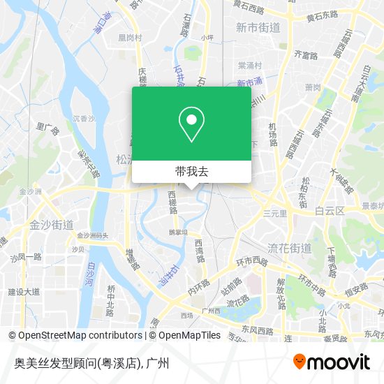 奥美丝发型顾问(粤溪店)地图