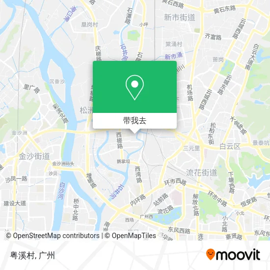 粤溪村地图