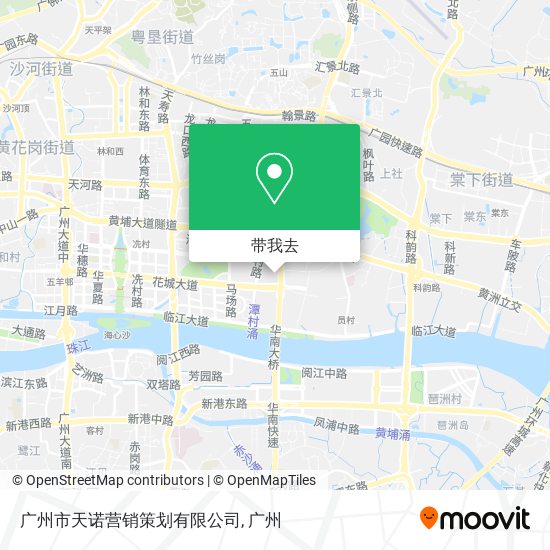 广州市天诺营销策划有限公司地图