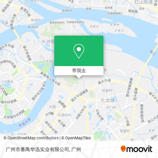 广州市番禺华迅实业有限公司地图