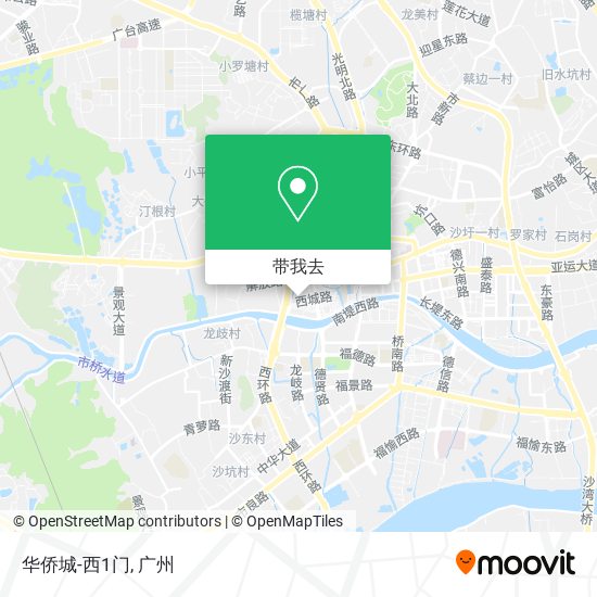 华侨城-西1门地图