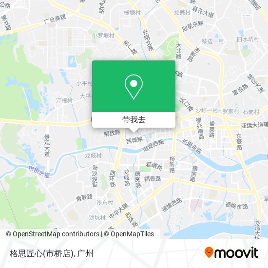 格思匠心(市桥店)地图