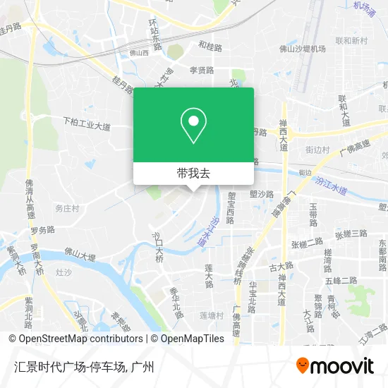 汇景时代广场-停车场地图