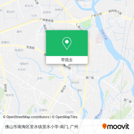 佛山市南海区里水镇里水小学-南门地图