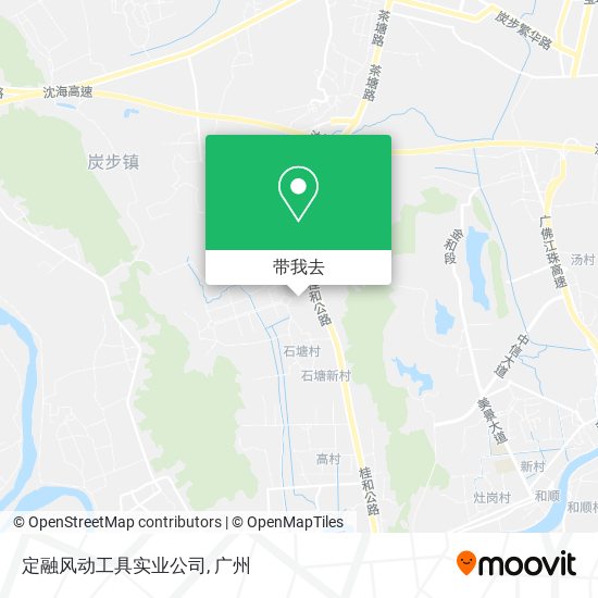定融风动工具实业公司地图
