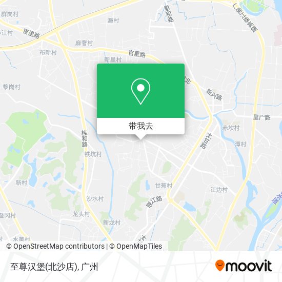 至尊汉堡(北沙店)地图