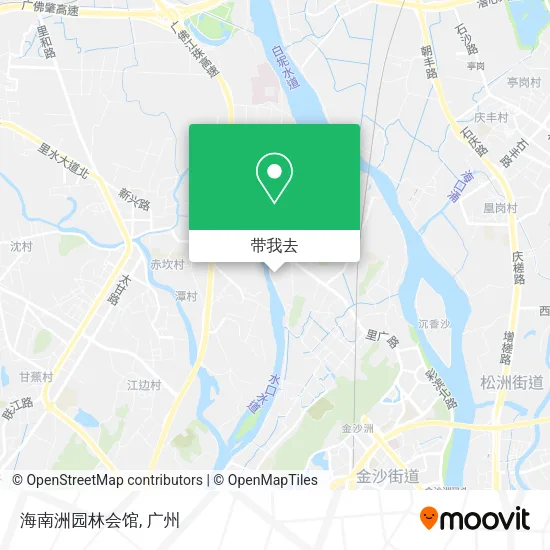海南洲园林会馆地图