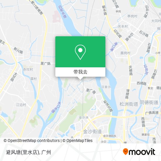 避风塘(里水店)地图