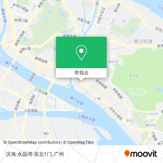 滨海·水晶湾-东北1门地图
