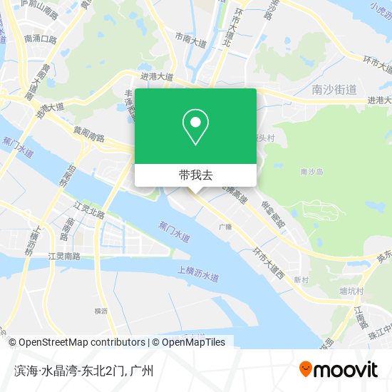 滨海·水晶湾-东北2门地图