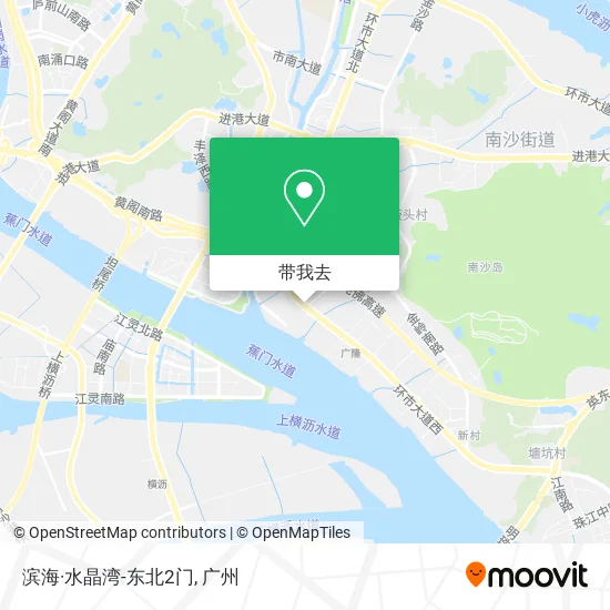 滨海·水晶湾-东北2门地图