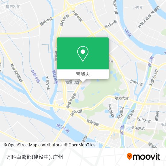 万科白鹭郡(建设中)地图