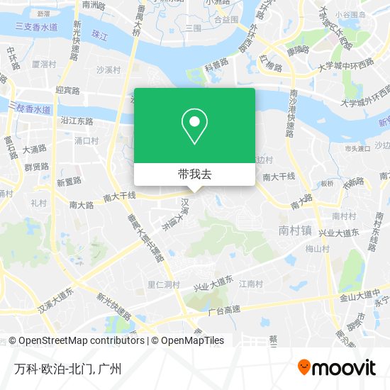 万科·欧泊-北门地图
