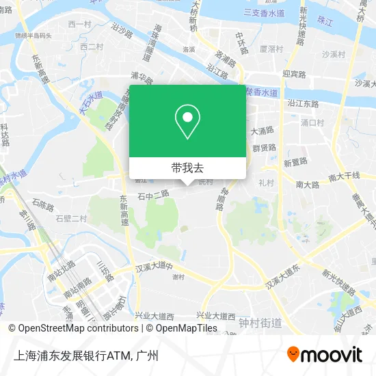 上海浦东发展银行ATM地图