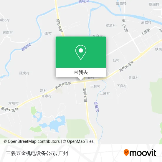 三骏五金机电设备公司地图