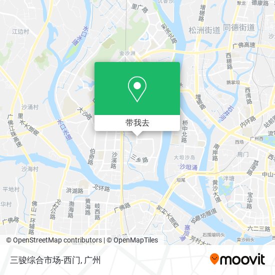 三骏综合市场-西门地图