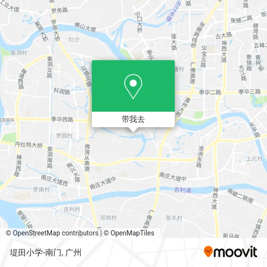 堤田小学-南门地图
