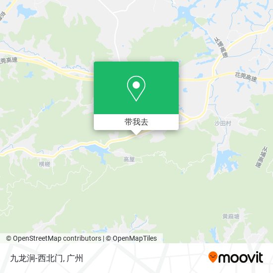九龙涧-西北门地图