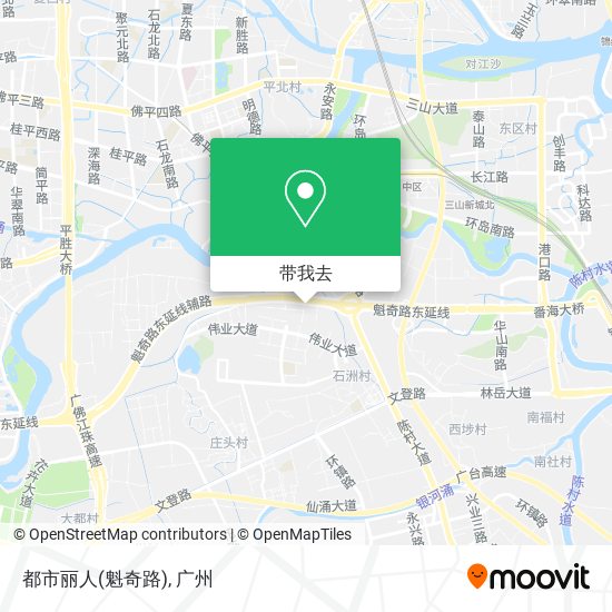都市丽人(魁奇路)地图
