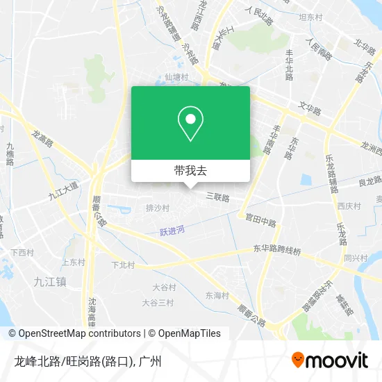 龙峰北路/旺岗路(路口)地图