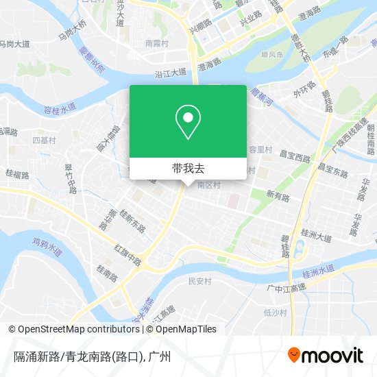 隔涌新路/青龙南路(路口)地图