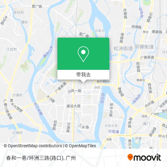 春和一巷/环洲三路(路口)地图