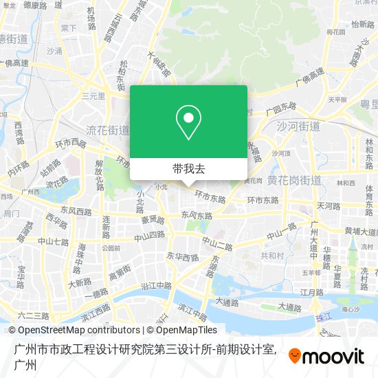 广州市市政工程设计研究院第三设计所-前期设计室地图