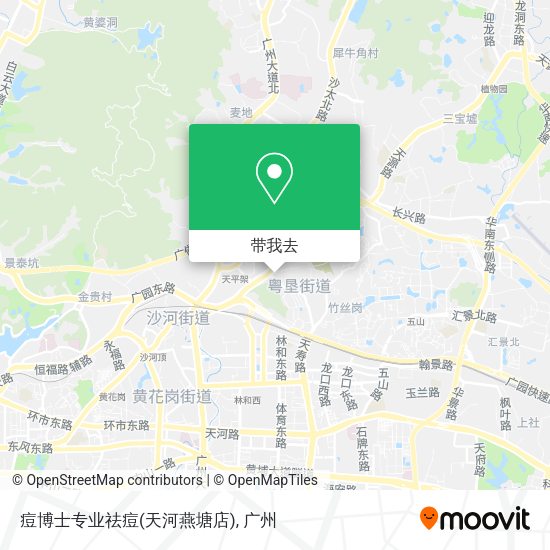 痘博士专业祛痘(天河燕塘店)地图