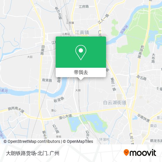 大朗铁路货场-北门地图