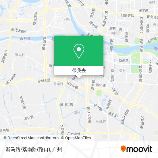 新马路/荔南路(路口)地图