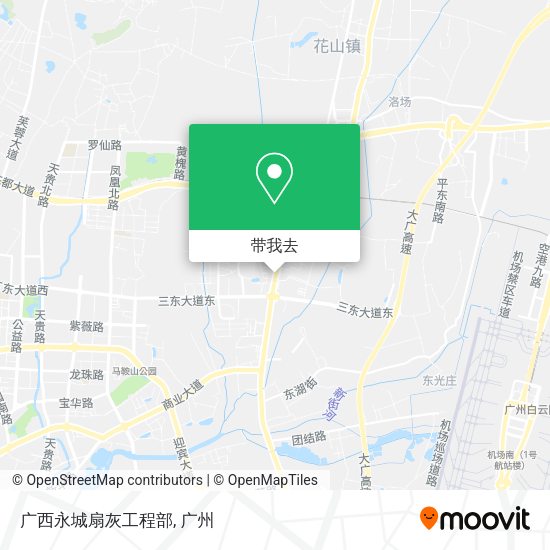 广西永城扇灰工程部地图