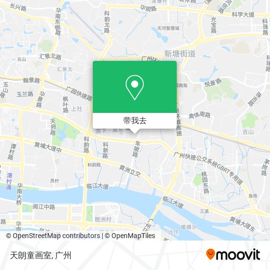 天朗童画室地图