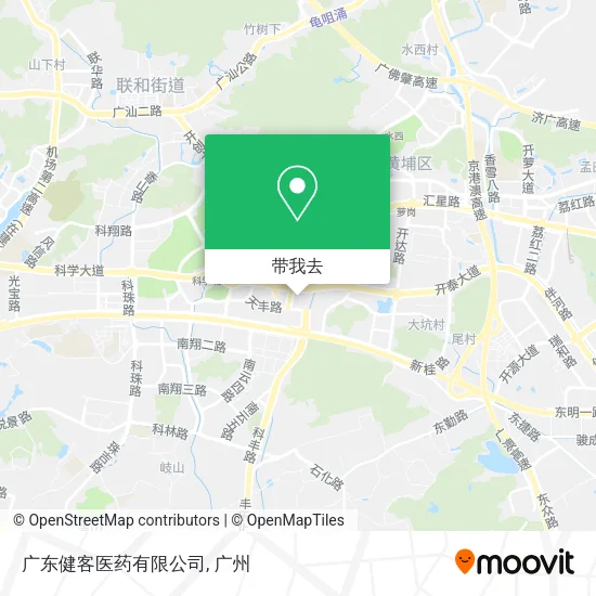 广东健客医药有限公司地图