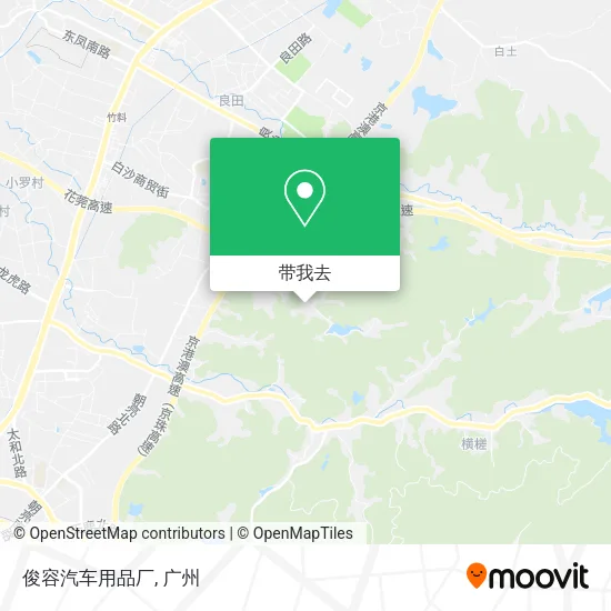 俊容汽车用品厂地图