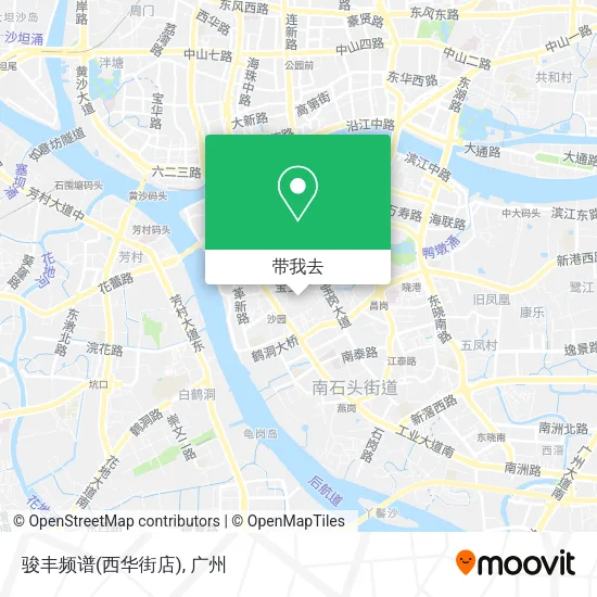 骏丰频谱(西华街店)地图