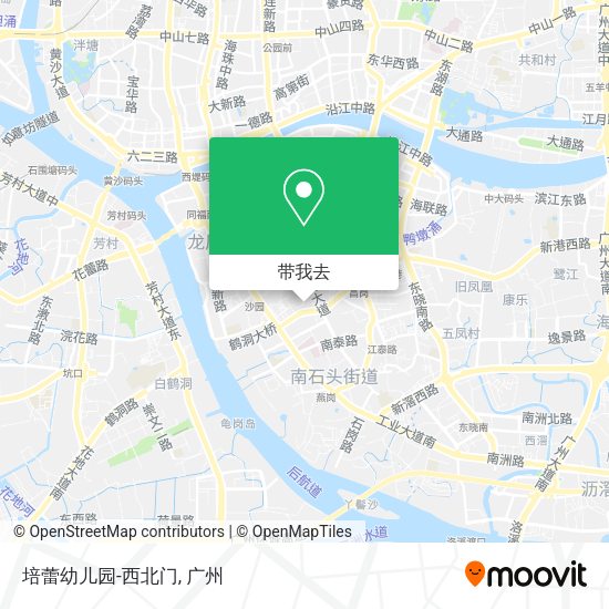 培蕾幼儿园-西北门地图