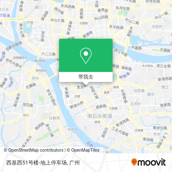 西基西51号楼-地上停车场地图