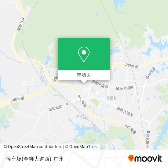停车场(金狮大道西)地图