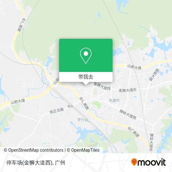 停车场(金狮大道西)地图