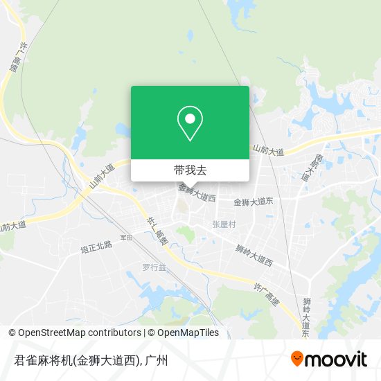 君雀麻将机(金狮大道西)地图