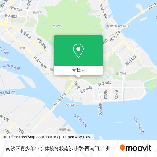南沙区青少年业余体校分校南沙小学-西南门地图