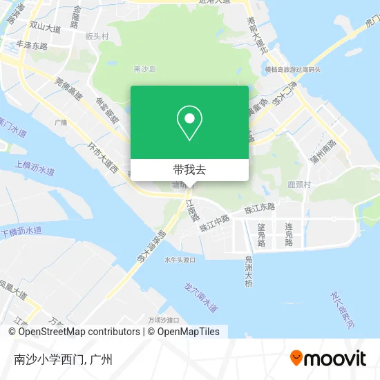 南沙小学西门地图