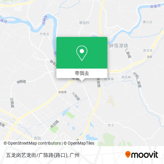五龙岗艺龙街/广陈路(路口)地图