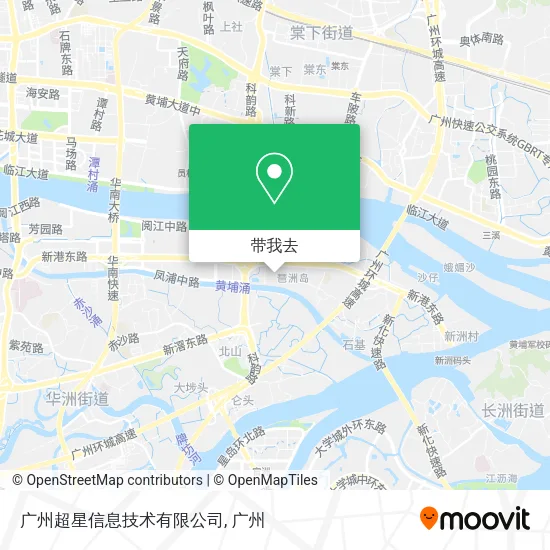 广州超星信息技术有限公司地图