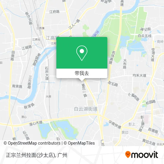 正宗兰州拉面(沙太店)地图