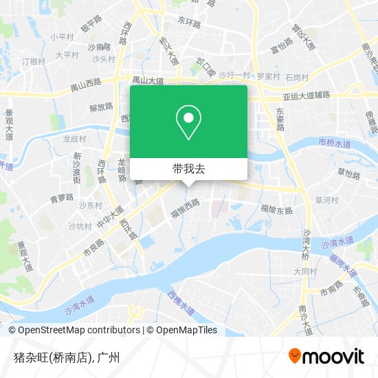 猪杂旺(桥南店)地图